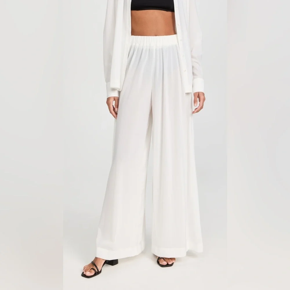 Staud Marza Pants in White - Size XL